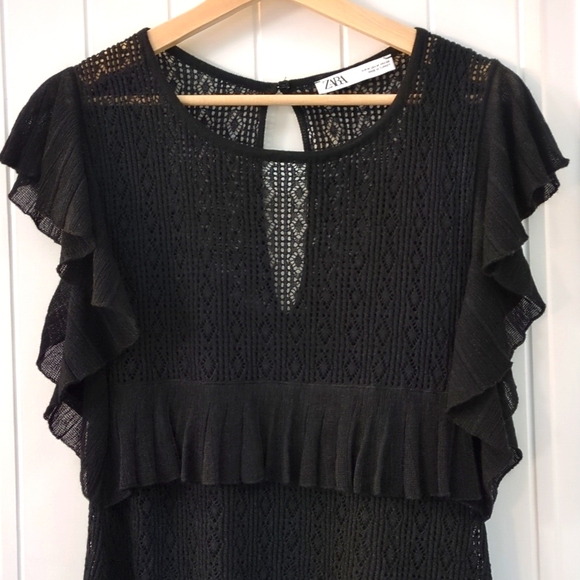 Zara Lace Knit Dress - Picture 3 of 7
